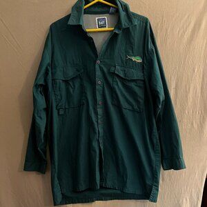 Mens Bimini Bay Fishing Shirt L